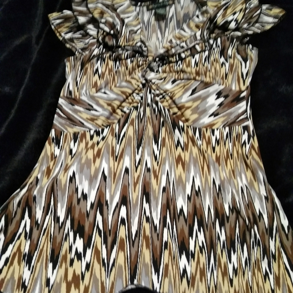 Suzie In The City sleeveless blouse sz med